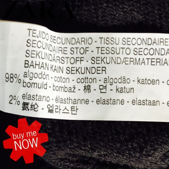 👑ZARA Floral Embroidered Crewneck Sweatshirt Sz M - Picture 8 of 8